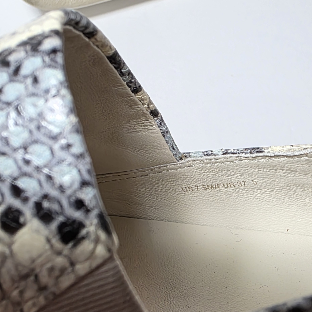 Vince Snakeskin Patterned Flats - image 5